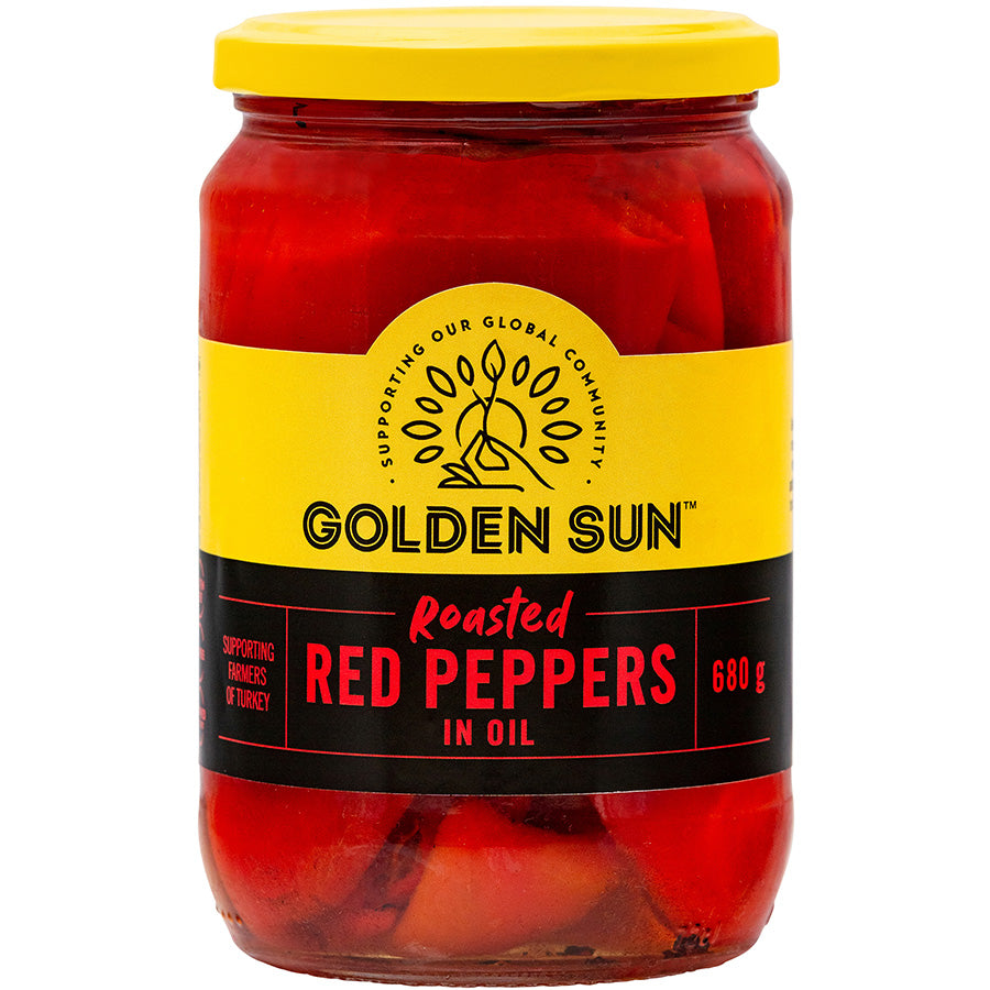 Golden Sun Roasted Red Peppers 680 g