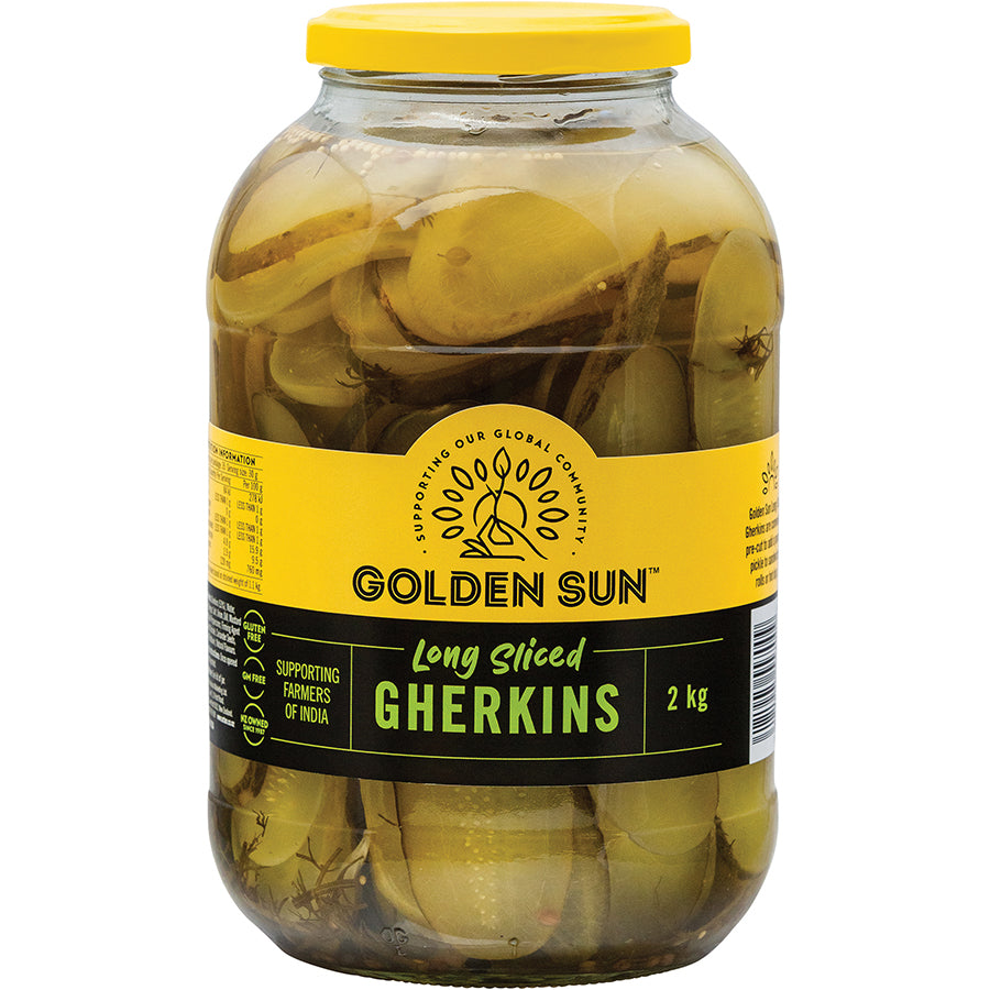 Golden Sun Long Sliced Gherkins 2 kg