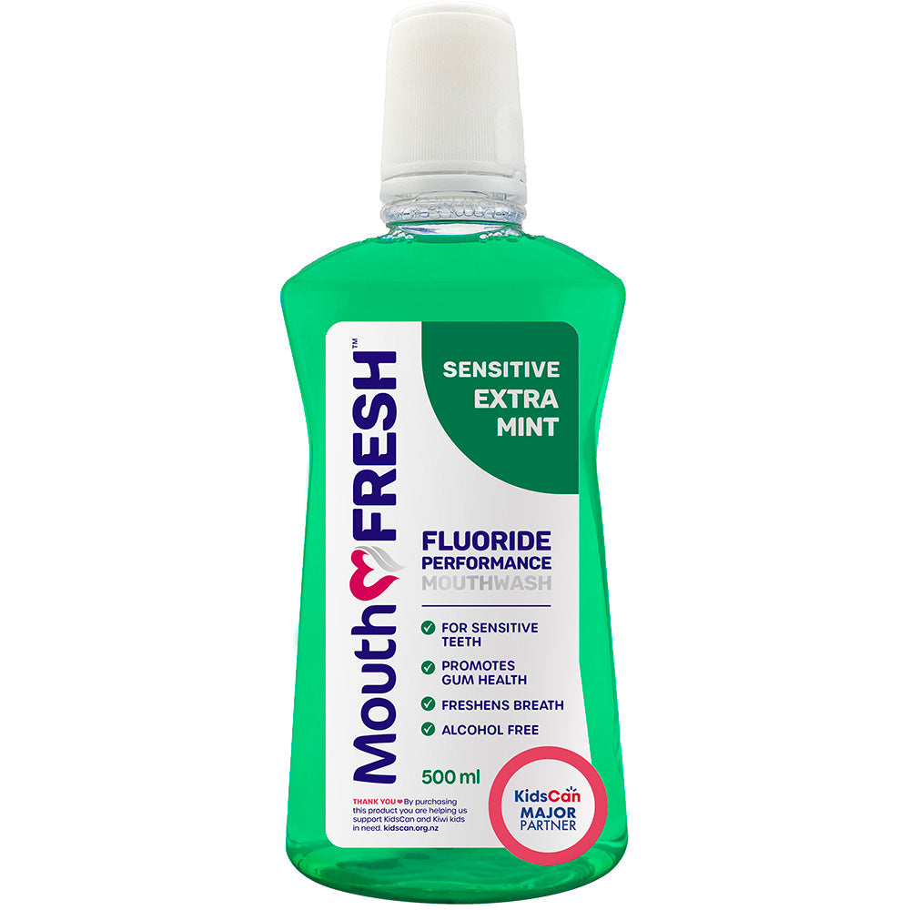 MouthFresh Sensitive Extra Mint Mouth Wash 500 ml