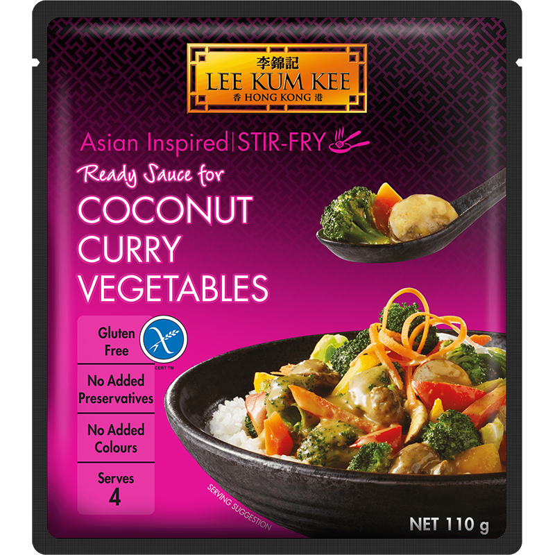 Lee Kum Kee Ready Sauce for Coconut Curry Vegetables 110 g