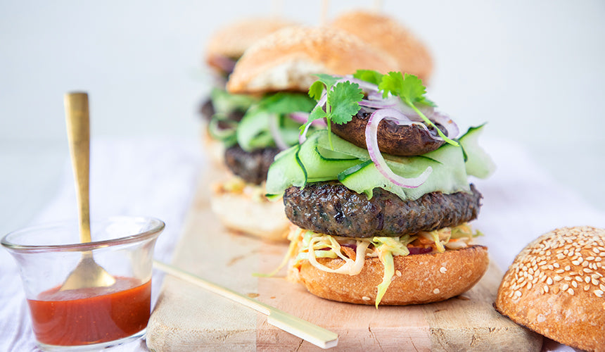 Summer Asian Burgers
