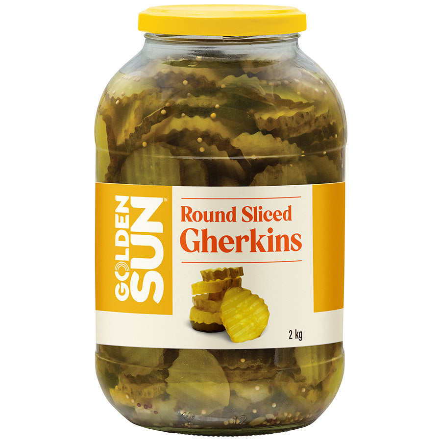 Golden Sun Round Sliced Gherkins 2 kg