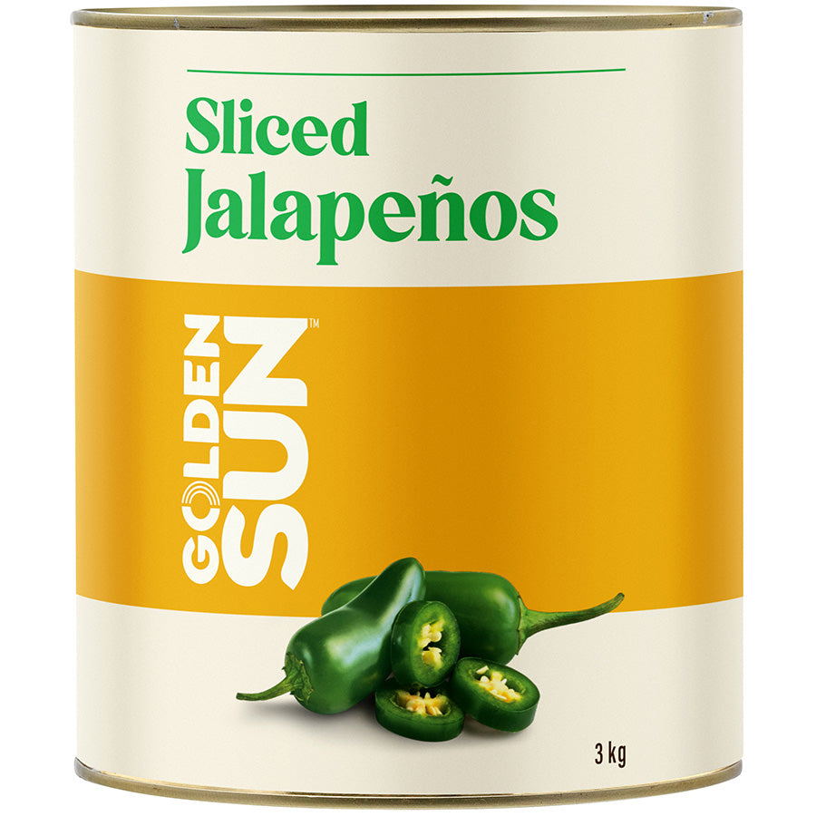 Golden Sun Sliced Jalapeno Peppers 3 kg
