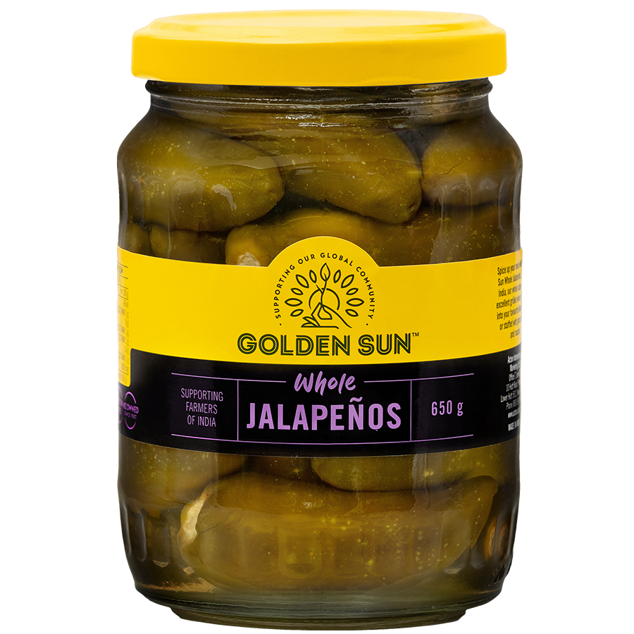Golden Sun Whole Jalapeños 650 g