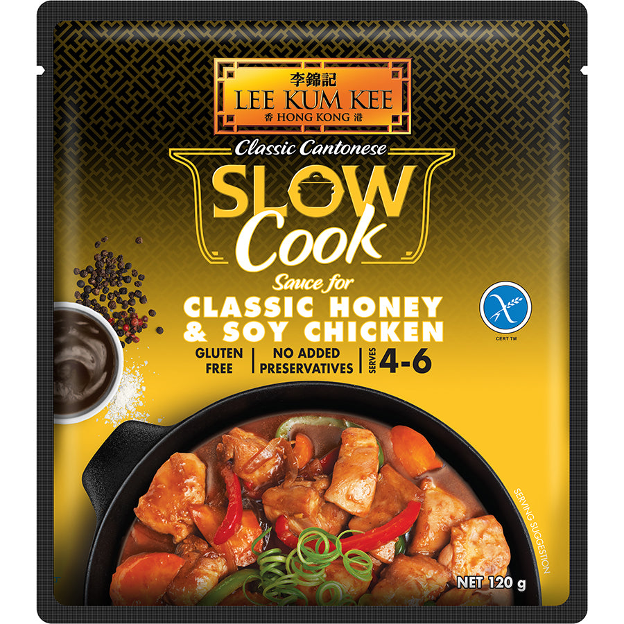 Lee Kum Kee Slow Cook Sauce for Classic Honey & Soy Chicken 120 g