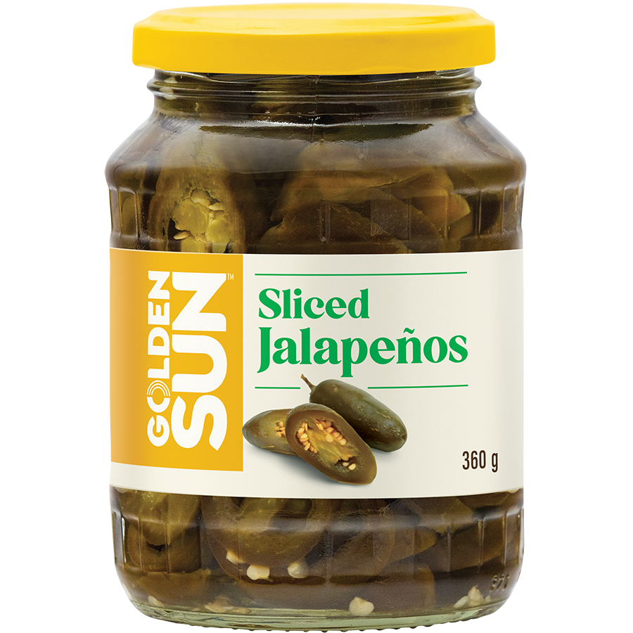 Golden Sun Sliced Jalapeño Peppers 360 g
