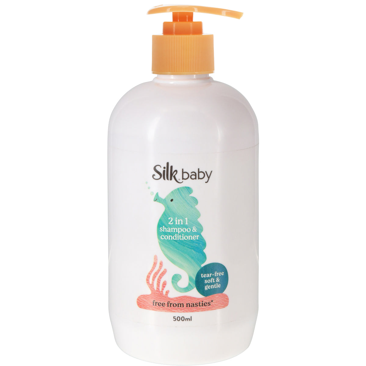 Silk Baby 2 in 1 Shampoo & Conditioner 500ml