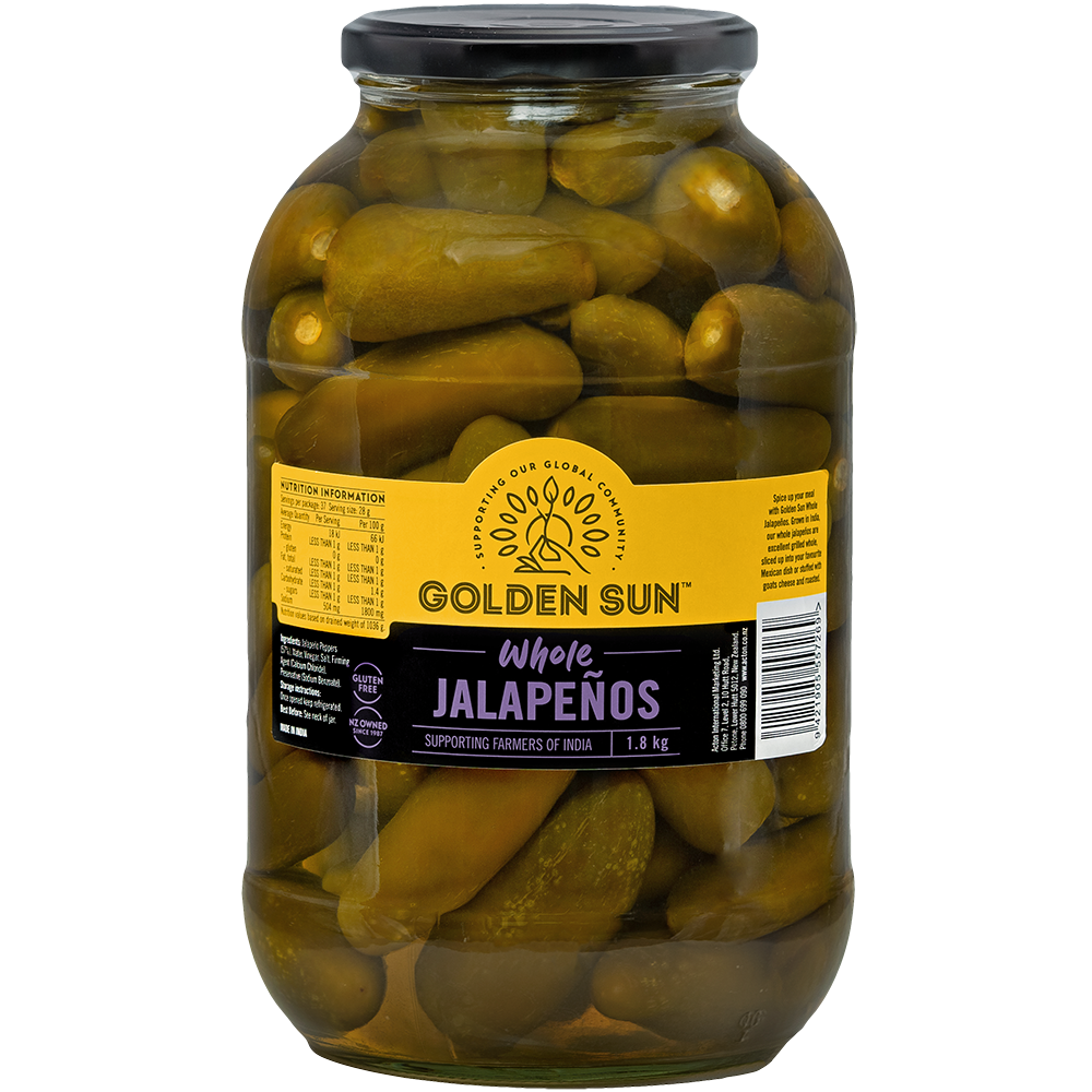 Golden Sun Whole Jalapenos 1.8 kg - Acton International