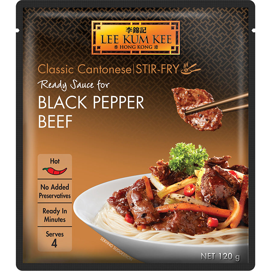 Lee Kum Kee Ready Sauce for Black Pepper Beef 120 g