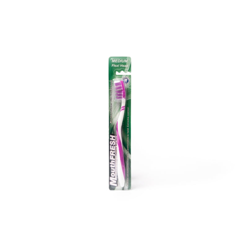 MouthFresh Adult Flexi Head Toothbrush Medium