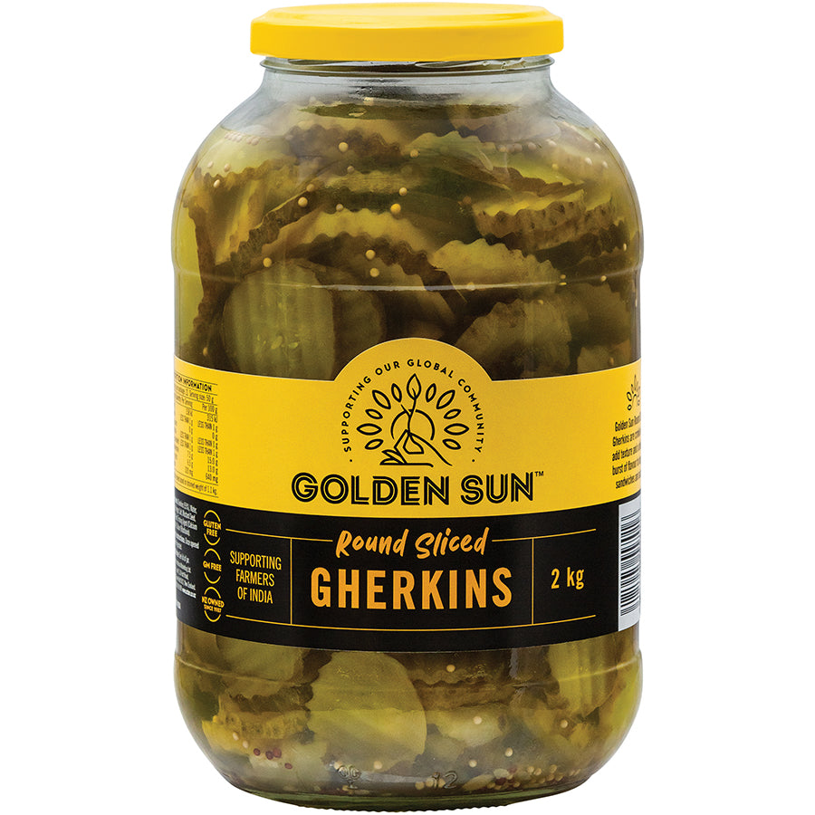 Golden Sun Round Sliced Gherkins 2 kg