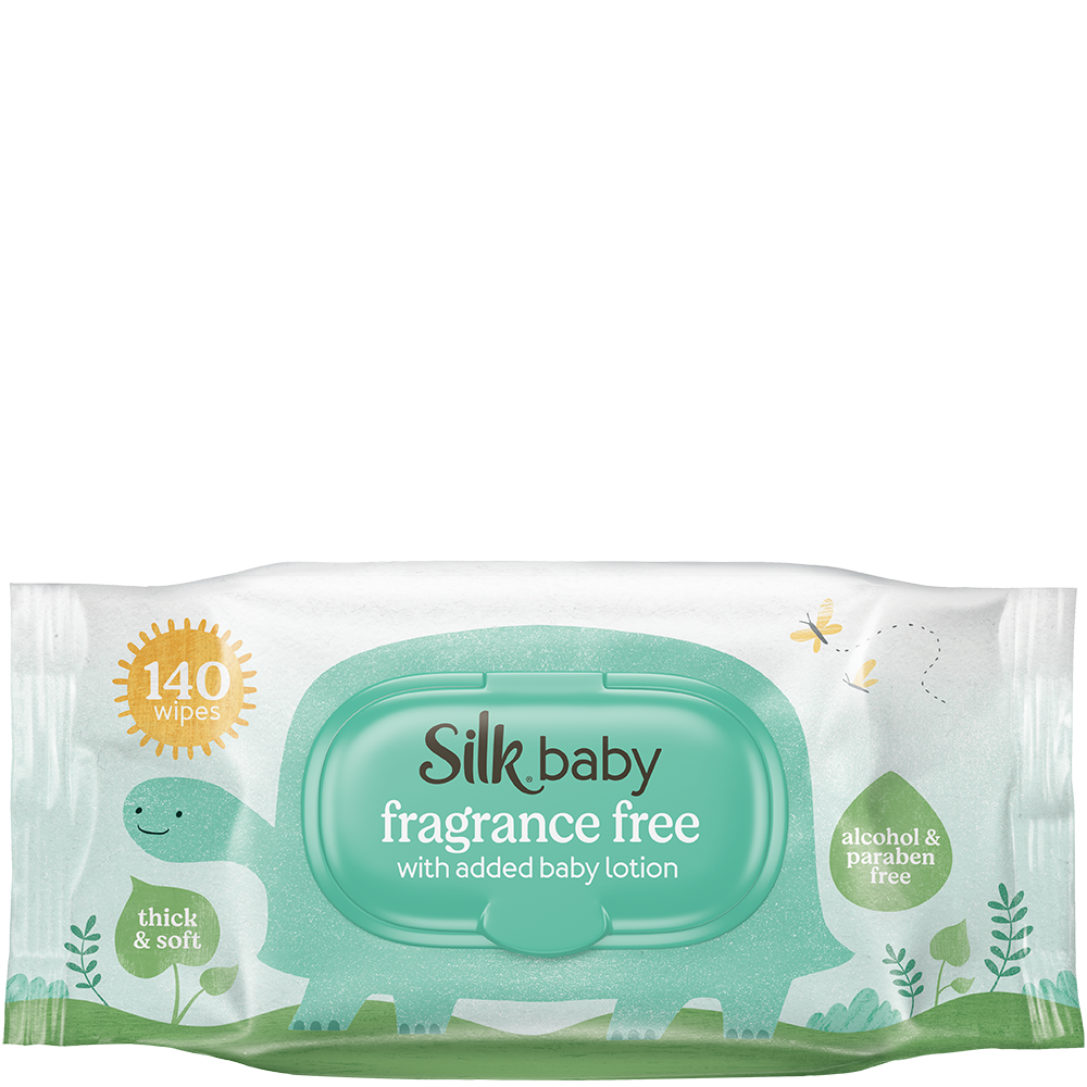 Silk Fragrance Free Wipes 140’s