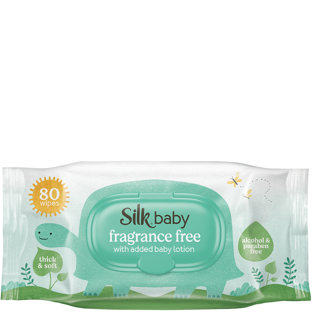 Silk Fragrance Free Wipes 80’s
