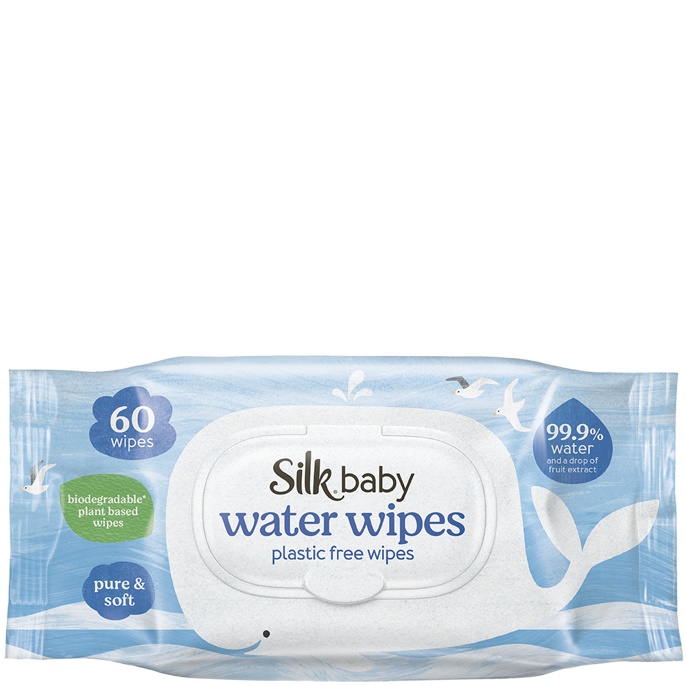 Silk Water Wipes 60’s