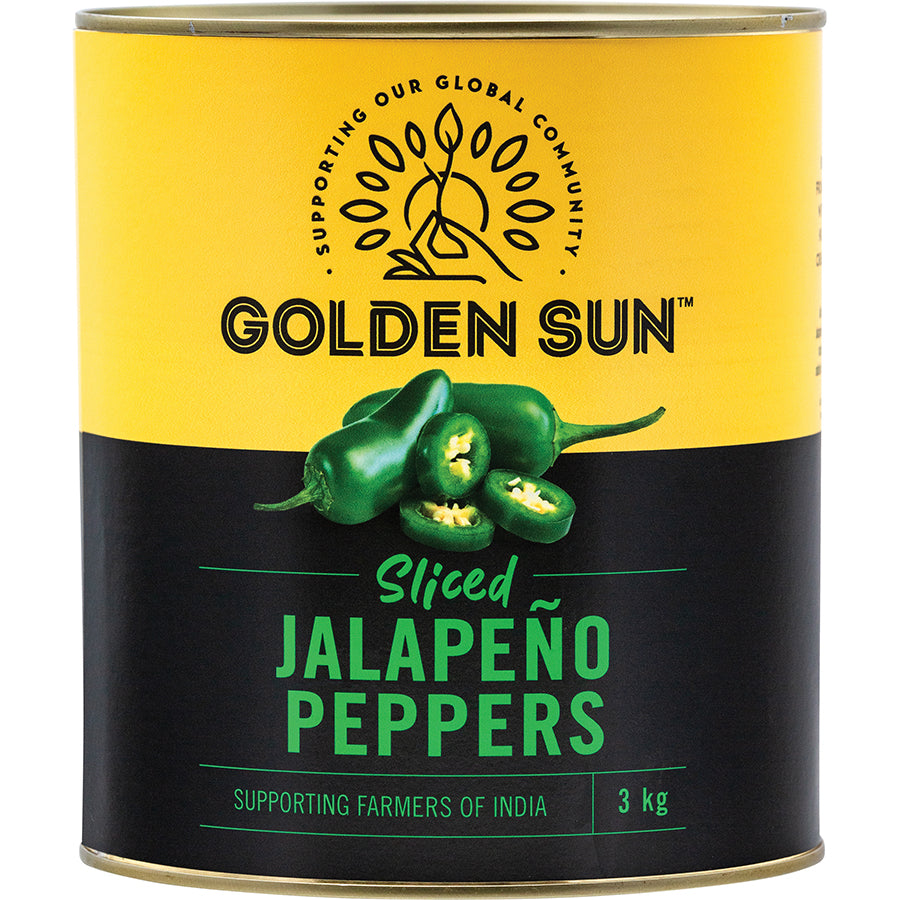 Golden Sun Sliced Jalapeno Peppers 3 kg