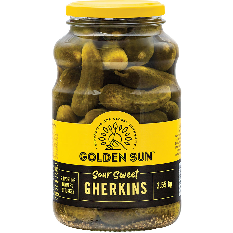 Golden Sun Sour Sweet Gherkins 2.55 kg