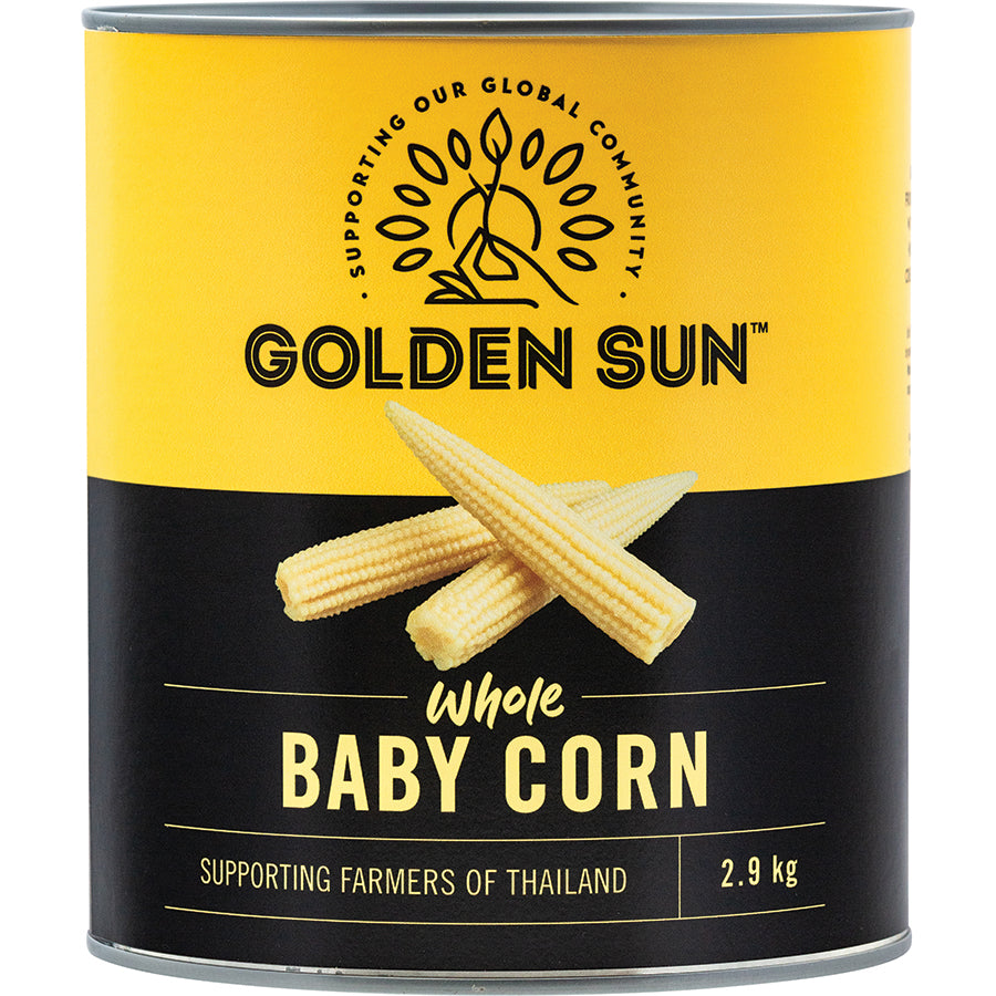 Golden Sun Whole Baby Corn 2.9 kg